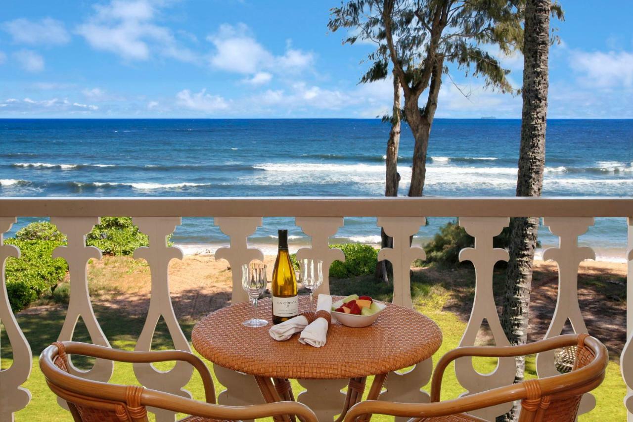 Ferienwohnung Islander On The Beach 352 Oceanfront *Penthouse* Ac Pool Kapa'a Exterior foto